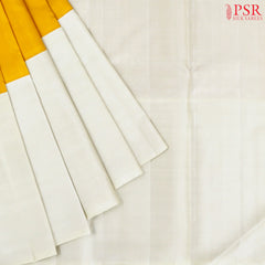 Yellow Kanchipuram Silk Saree