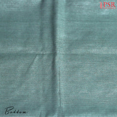 Dark Green Silk Cotton Dress Material.