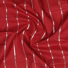 Carmine Red Kanchipuram Silk Saree