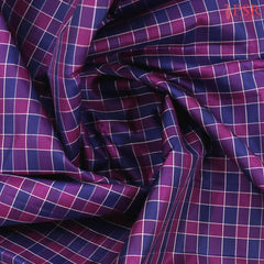 Dark Blue & Pink Kanchipuram Silk Saree