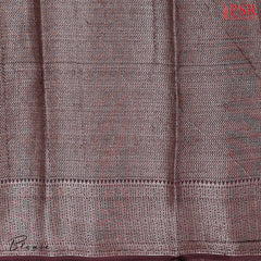 Beige & Brown Chanderi Silk Cotton Saree