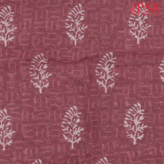 Burgundy Hacoba Embroidery Running Material