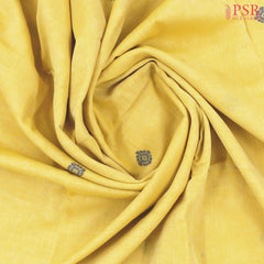 Olive Yellow Byloom Cotton Saree
