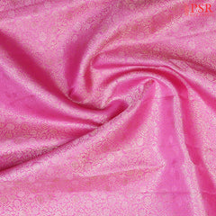 Rose Pink Bridal Kanchipuram Silk Saree