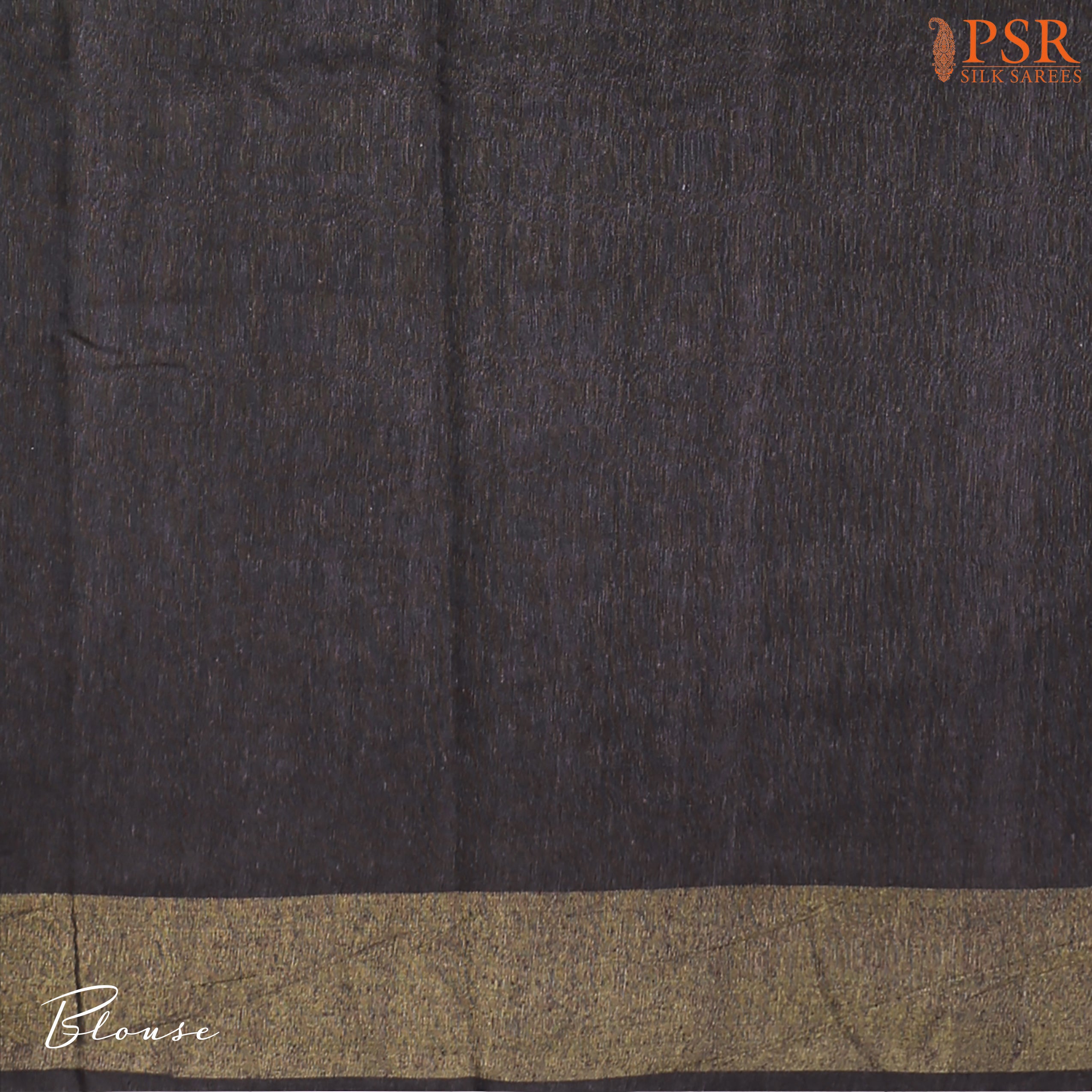 Burnt Umber Chanderi Silk Cotton Saree