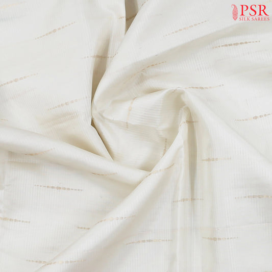 Floral White Soft Silk Saree
