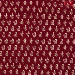 Wine Purple Jaipur Cotton Print Running Material
