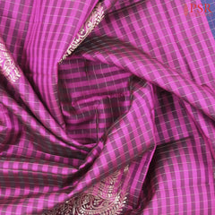 Tyrian Purple Soft Silk Mix Saree