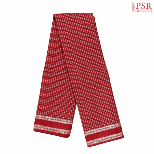 Maroon Kanchipuram Silk Saree
