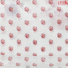 White Linen Saree