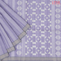 Lavender Byloom Cotton Saree