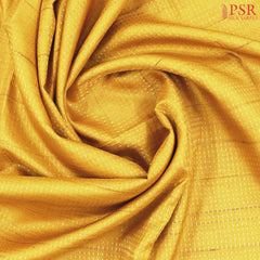 Mustard Yellow Semi Tussar Saree