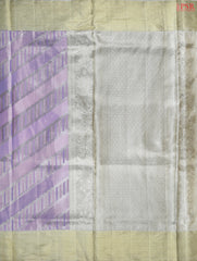 Lavender Kanchipuram Jacquard Tissue Silk Saree