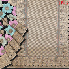 Black Semi Banaras Saree