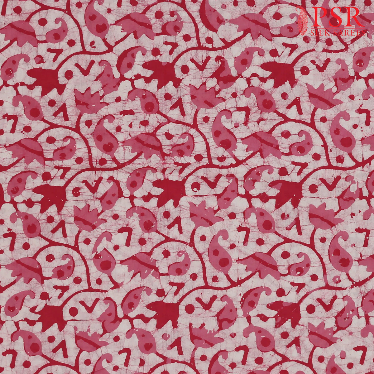Pink Batik Print Running Material