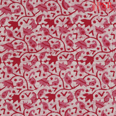 Pink Batik Print Running Material