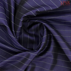 Dark Indigo Kanchipuram Silk Saree