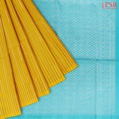 Munsell Yellow Soft Silk Saree