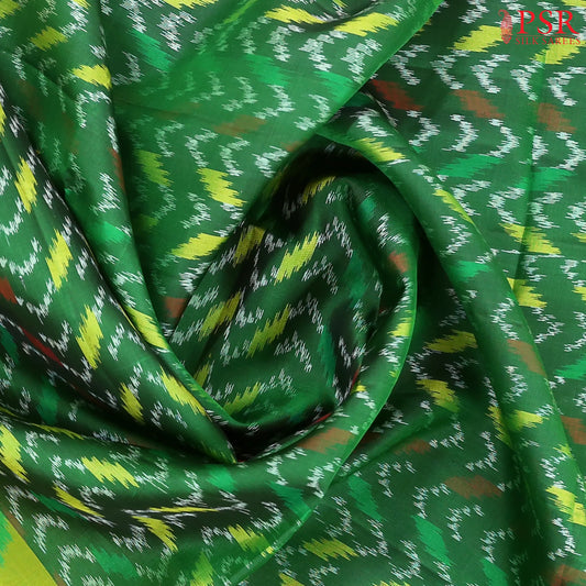 Dark Green Pochamnpally Soft Silk Saree