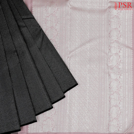 Black Kanchipuram Silk Saree