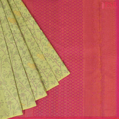 Limeade Kanchipuram Silk Saree