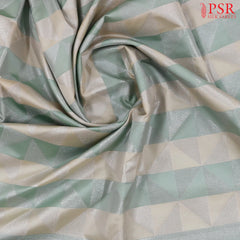 Beige & Mint Soft Art Silk Saree