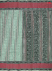 Mint Green Kalakshetra Kovai Cotton Saree