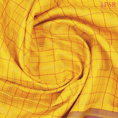 Yellow Kanchipuram Silk Saree