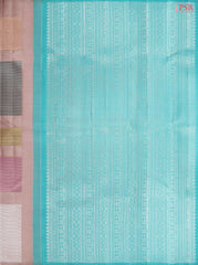 Heather Peach Kanchipuram Silk Saree