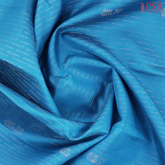 Chintamani Blue Soft Silk Mix Saree