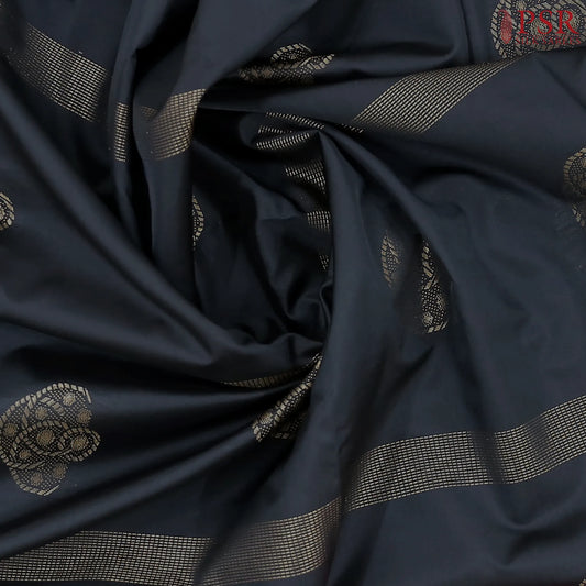 Black Soft Art Silk Saree