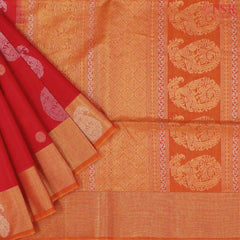 Red Silk Cotton Saree