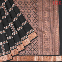 Black Soft Silk Saree