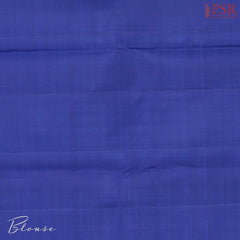 Lapis Blue Kanchipuram Silk Saree