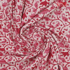 Pink Batik Print Running Material