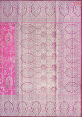 Persian Pink Bridal Kanchipuram Tissue Silk Saree