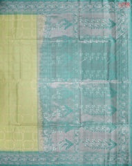 Gin Green Soft Silk Saree