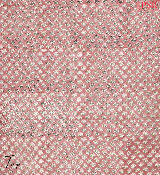 Dark Puce Pink Pure Cotton Dress Material