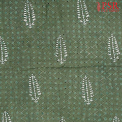 Fern Green Hacoba Embroidery Running Material