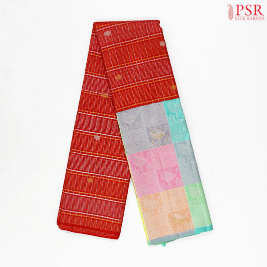 Red Kanchipuram Silk Saree