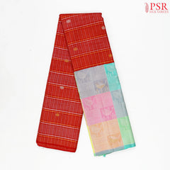 Red Kanchipuram Silk Saree