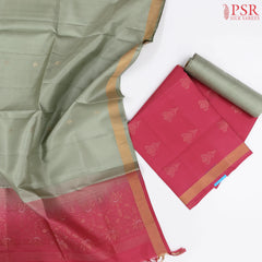 Persian Pink Silk Dress Material