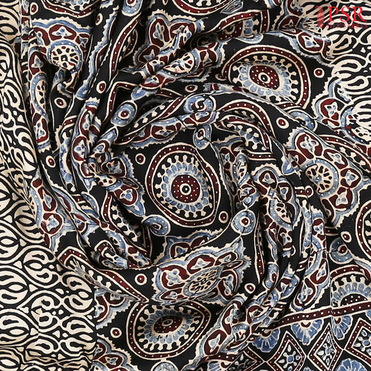 Black Modal Silk Saree