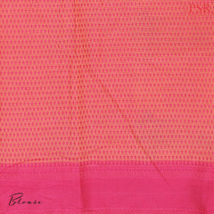 Orange Manipuri Cut Work Saree