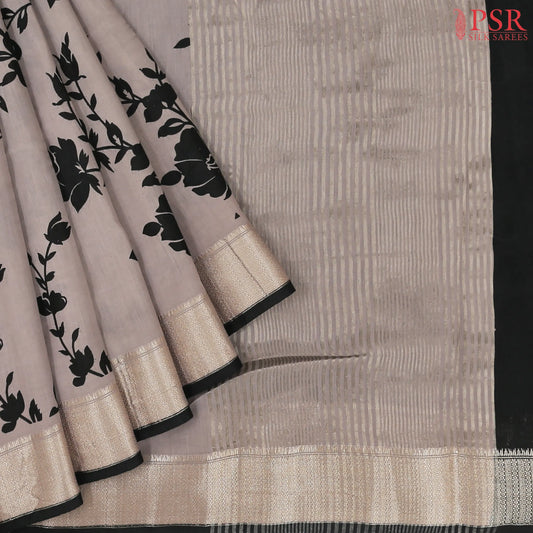Misty Mauve Asssam Saree