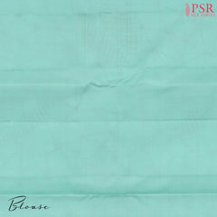 Tiffany Blue Kanchipuram Silk Saree