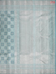Turquoise Kanchipuram Silk Saree