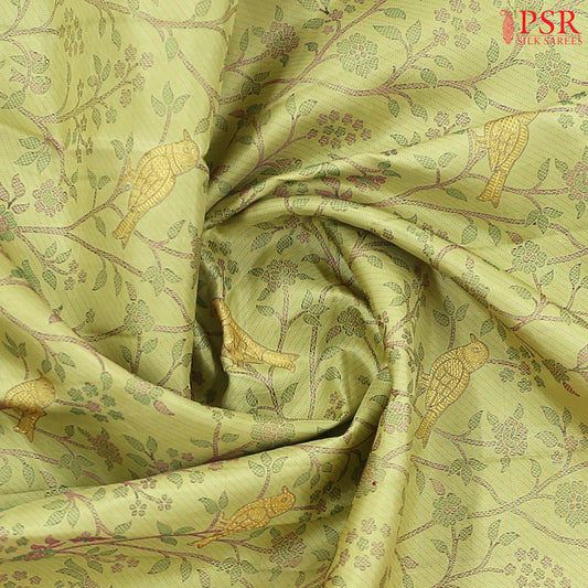 Limeade Kanchipuram Silk Saree