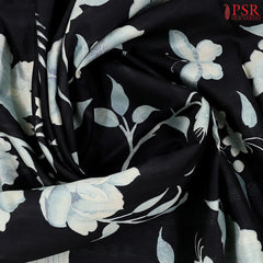 Black Semi Tussar Saree