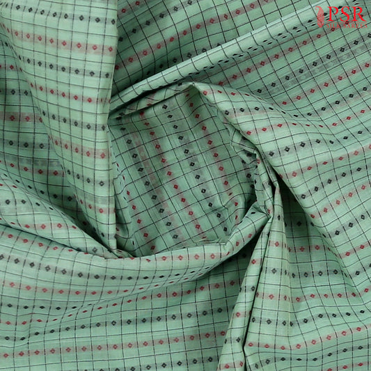 Mint Green Kalakshetra Kovai Cotton Saree